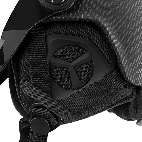 Black Crevice Casque de Ski pour Adulte Gstaad M/L Noir Carbone