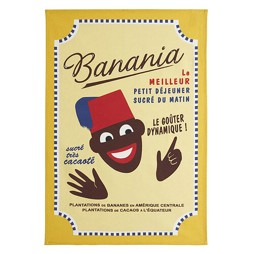 Coucke Torchon imprimé en coton, BANANIA