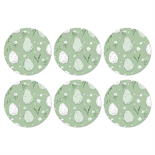 MuchoWow POSAVASOS Lot de 6