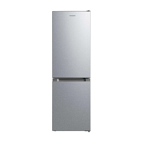 Schneider SCCB174LFES - Réfrigérateur combiné 174L Inox