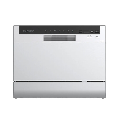 Schneider SCDW649-S - Lave-vaisselle mini 6 couverts Silver