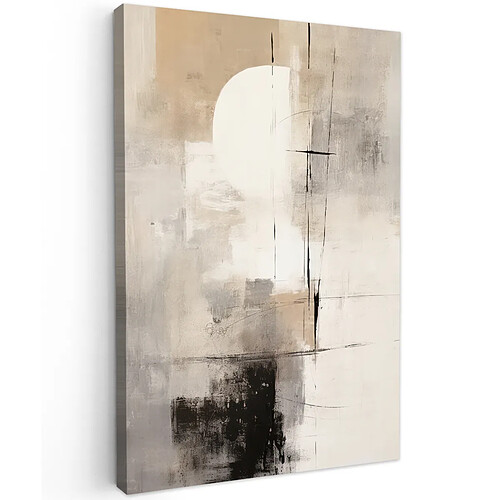 Muchowow Abstrait Art Gris - 40x40 cm