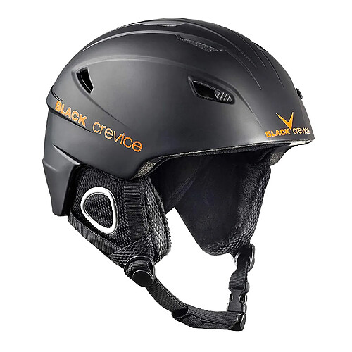 Black Crevice Unisexe - Casque de Ski Adulte Kitzbüh Orange S