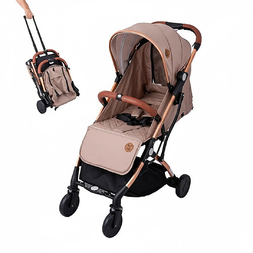 BUF BOOF® S-16 Poussette sport, 0-36 mois, position allongée à 180°, fonction trolley