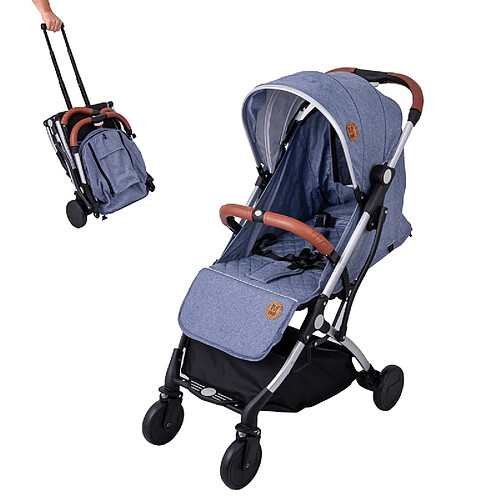 BUF BOOF® S-16 Poussette sport légère, 0-36 mois, position allongée à 180°, système de plia