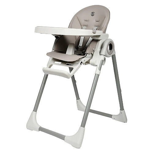 BUF BOOF® Chaise Haute X-6 Inclinable 4 Positions, Réglable, Grey