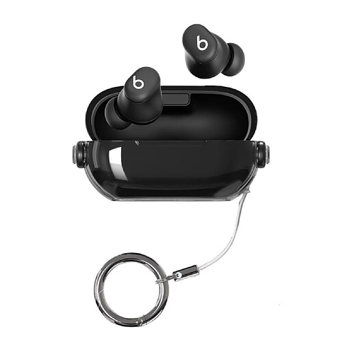 INF Étui de protection compatible avec Beats Solo Buds - Couvercle transparent verrouillable e