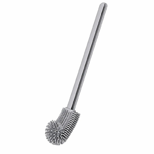 Inf Brosse WC courbée - 37 cm - Gris