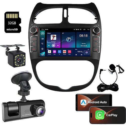 GPS Routier Android 7" VURAHOME WIFI Carplay 2Go+64Go - BZ710