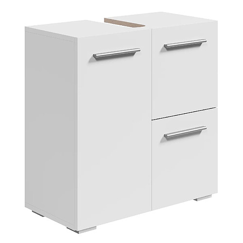 BADPLAATS Meuble sous lavabo Mars 60 x 30 x 60 cm - Blanc mat - Meuble de salle de bain