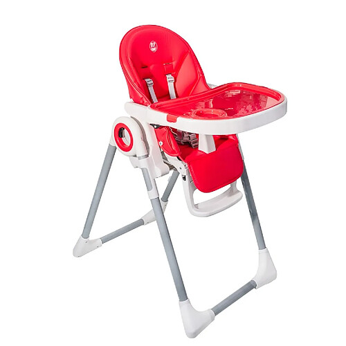 BUF BOOF® Chaise Haute X-6 Inclinable 4 Positions, Réglable Red