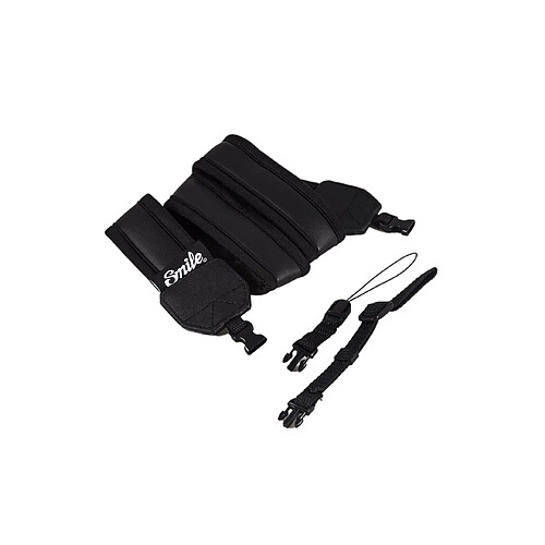 Smile 16016 La Nuit - Sangle pour appareil photo reflex et hybride, noir
