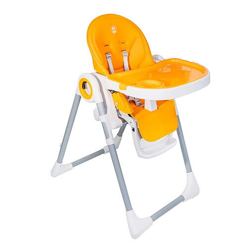 BUF BOOF® Chaise Haute X-6 Inclinable 4 Positions, Réglable Orange