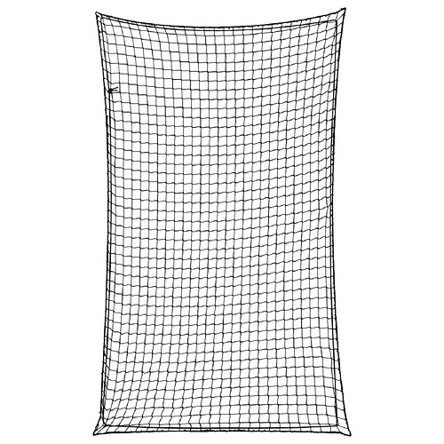 vidaXL Filet pour remorque avec corde élastique noir 2,5x1,5 m PP
