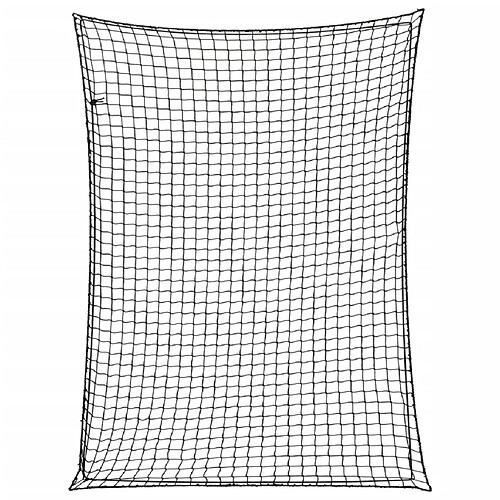 vidaXL Filet pour remorque avec corde élastique noir 4x3 m PP