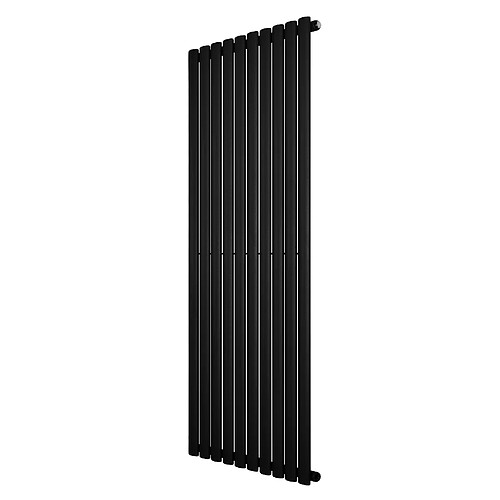 Monstershop Radiateur Ovale à 1 Panneau 1600 x 600 mm en Acier Noir Horizontale
