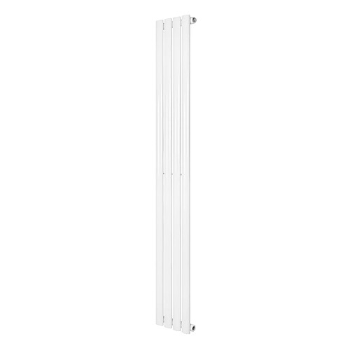Monstershop Radiateur Ovale à 1 Panneau 1600 x 240 mm en Acier Blanc Horizontale