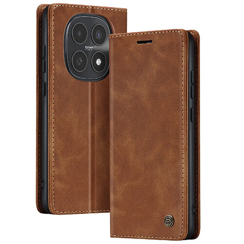 Avizar Étui Portefeuille Vintage pour Redmi Note 15 4G / 5G Collections CaseMe Marron