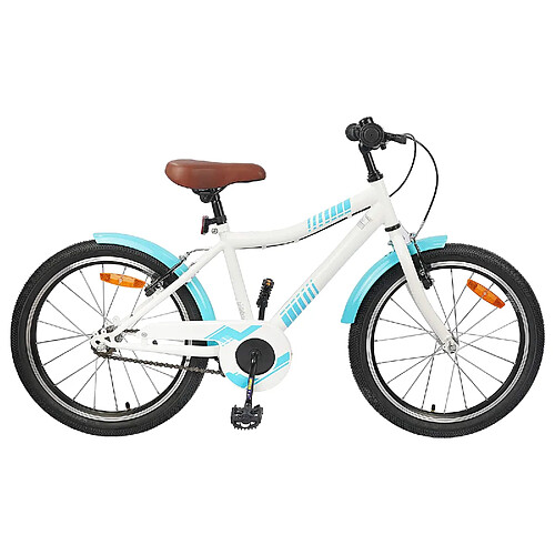 vidaXL Vélo pour Enfants 18 Pouces pour les 5-7 ans Bleu clair