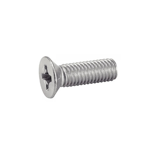 ACTON Vis à métaux tête fraisée Phillips A2 inox 2x6 mm - Boîte de 500