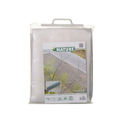 Nature Directe NATURE Toile anti-insectes blanche 2 x 5 m - Maille 1,8 x 1,8 mm