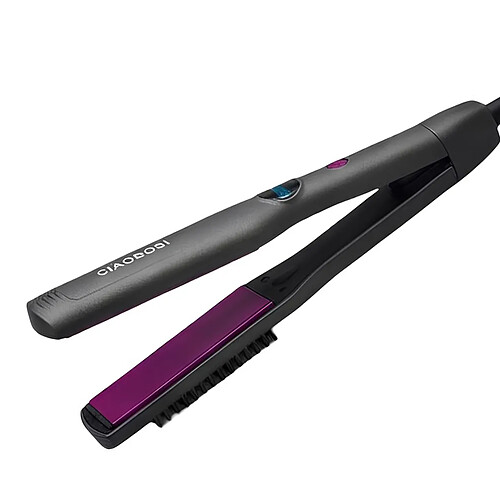 Avizar Fer à Lisser 60W en Céramique avec Peigne Intégré et Chauffage Rapide Noir