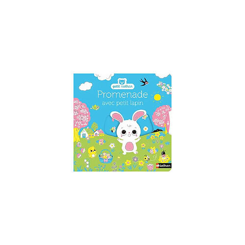 Promenade avec petit lapin - Album animé cartonné - Nathan