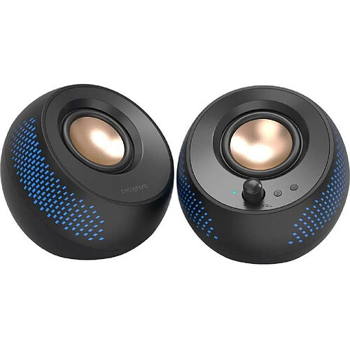 Creative Labs Pebble X - Enceintes PC Bluetooth 2.0 - Noir