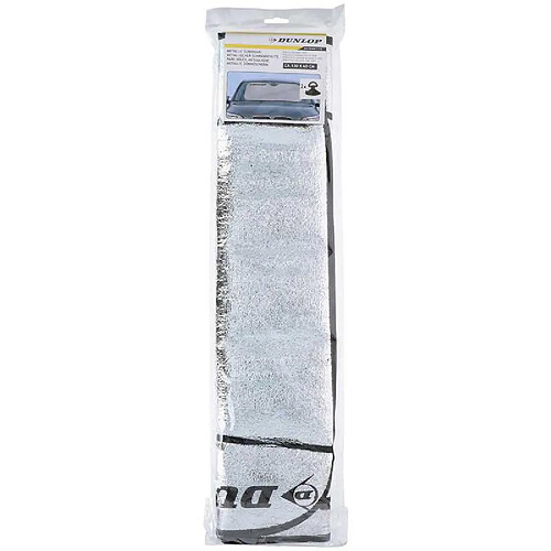 DUNLOP Pare-brise solaire réfléchissant argenté 130 x 60 cm