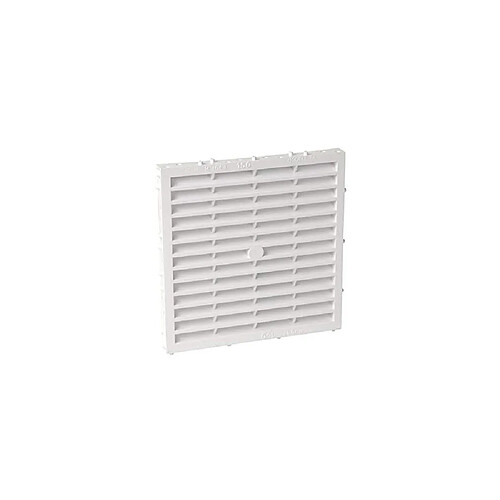 NICOLL M161 - Grille de ventilation façade rectangulaire 150 mm - Blanc