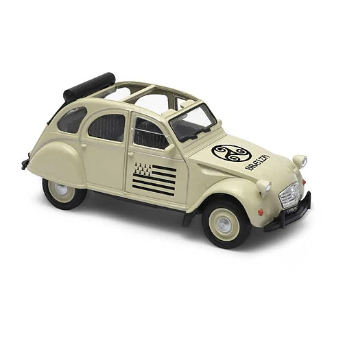 WELLY Citroën 2CV Breizh - Beige clair - Échelle 1:12
