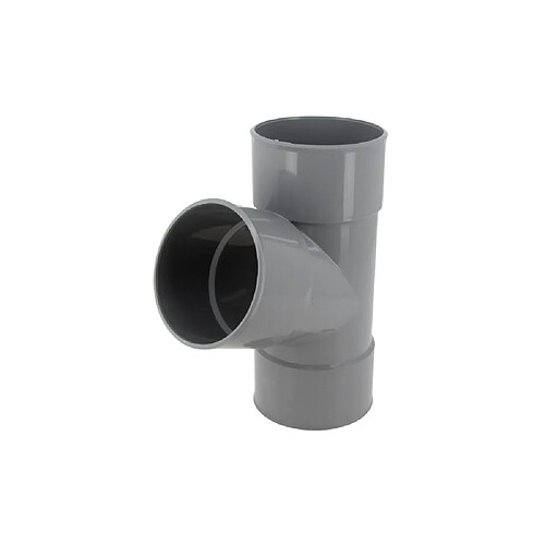 NICOLL BF166 - Culotte PVC 67°30 femelle/femelle D32 Gris