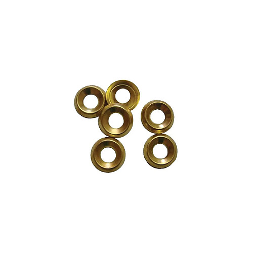 GUITEL Cuvette de vis n°6 laiton pour vis 5 à 5,5 mm - Lot de 100