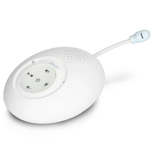 Alecto Babyphone Full Eco DECT DBX120 avec Berceuses Préenregistrées Blanc