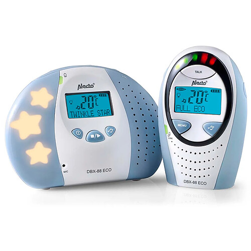 Alecto Babyphone Full Eco DECT DBX-88 Blanc / Bleu