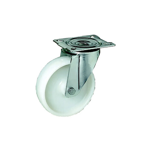 PRODIF SOMEC 22025 - Roulette pivotante à platine 50 mm - Blanc