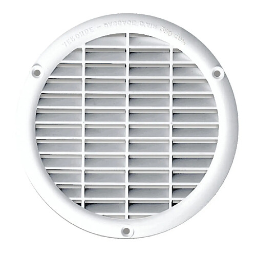 AUTOGYRE Grille d’air encastrée ronde 184 mm - Blanc