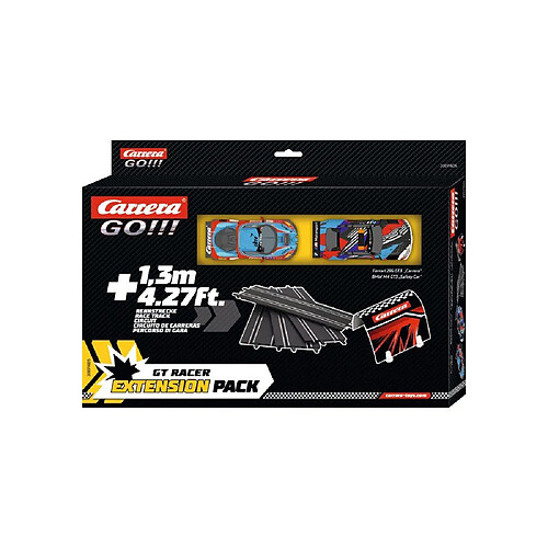 CARRERA GO!!! GT Racer - Kit d'extension avec 2 voitures - 1:43