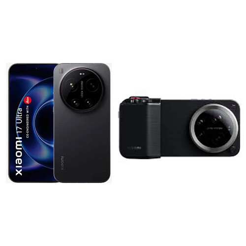 Xiaomi 17 Ultra 512 Noir + kit photo professionnel