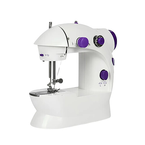 Avizar Mini Machine à Coudre Électrique Vitesse Réglable avec Éclairage LED Blanc