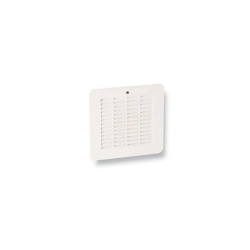 NICOLL AM2020 - Grille et duct carrés avec moustiquaire - Blanc