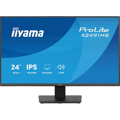 Moniteur LED iiyama ProLite X2491HS-B1 60,5 cm (24") Full HD ? HDMI/DP ? Noir