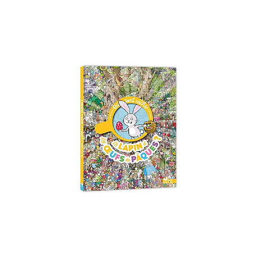 Deux coqs d'or - Où sont cachés le lapin et les œufs de Pâques ?