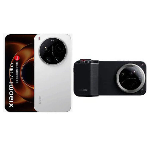 Xiaomi 17 Ultra 512 Blanc + kit photo professionnel