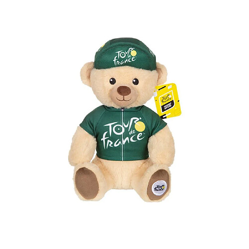 GIPSY TOYS Ours peluche Tour de France Sprinter vert 24 cm