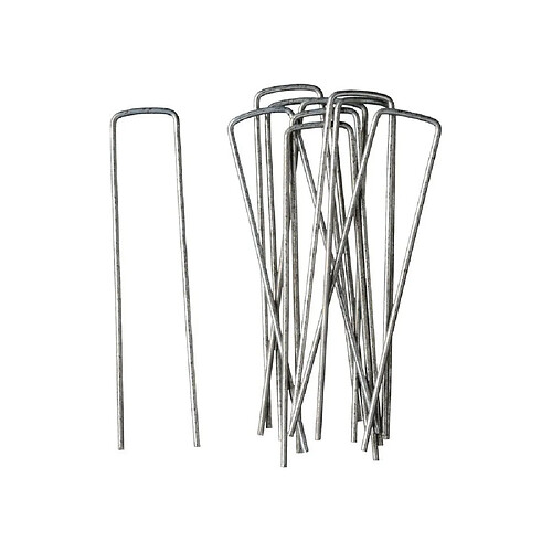 Nature Directe NATURE Agrafes de paillage métal galvanisé - Lot de 10
