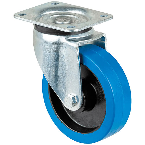 Roue Pivotante Bleue 125 mm Showgear
