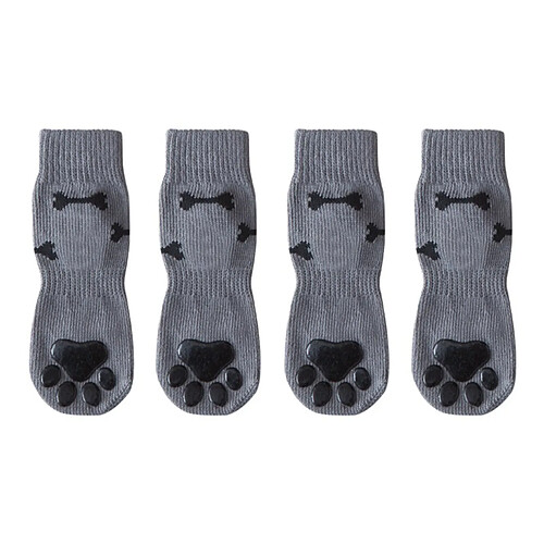 INF Chaussettes Antidérapantes pour Chien avec Adhésif Double Face - Protection des Pattes & S