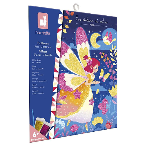 Janod Les Ateliers du Calme - Kit stickers paillettes Fées