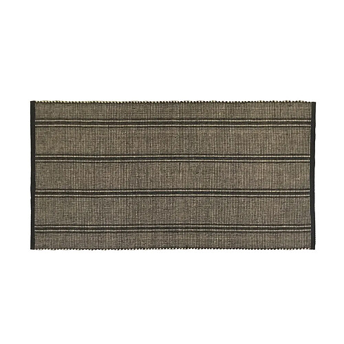 Future Home Tapis déco à rayures en coton et jute 60x120cm